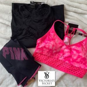 Victoria’s Secret PINK Gym set 3pc bundle